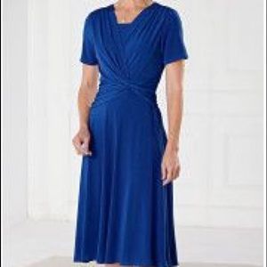 Elegant Blue Women's Dress